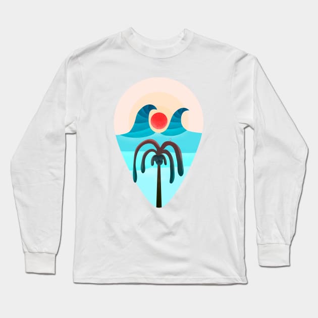 Sun attack!!! Long Sleeve T-Shirt by OwlyChicStudio